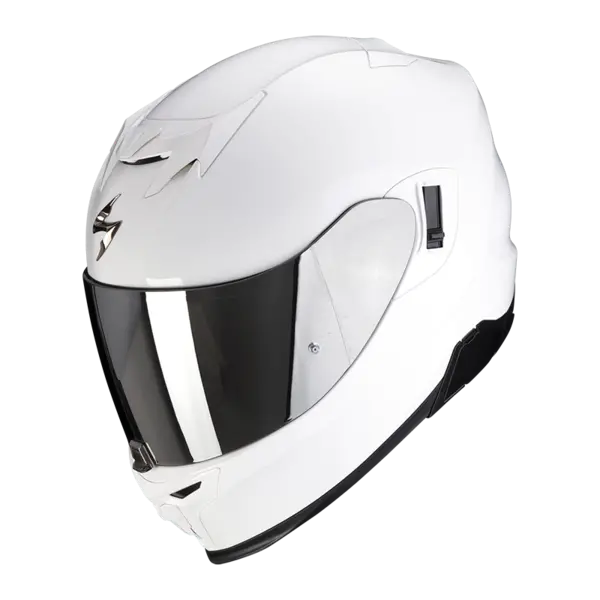 Image of Scorpion Exo-520 Evo Air Solid White Full Face Helmet Size XS