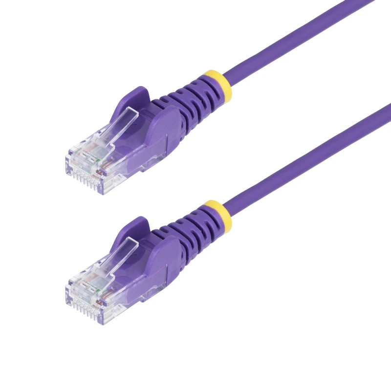 Image of StarTech.com 3m Purple Slim CAT6 Ethernet Cable. Snagless. 100W PoE. U