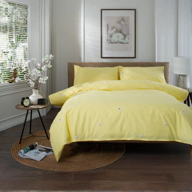 Image of The Lyndon Company Duvet Cover Sets Yellow unisex Double