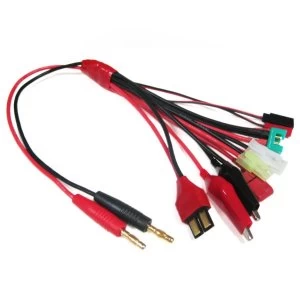 Image of Etronix 4.0Mm To Deans/Futaba/Jst/Tami Ya/Micro Tamiya/Mpx/Clip/D