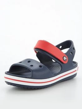 Image of Crocs Crocband Sandal - Navy, Size 2 Older