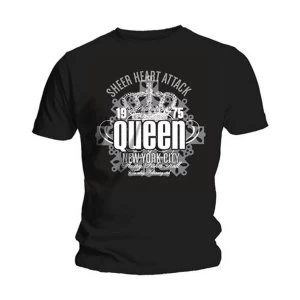 Image of Queen - Sheer Heart Attack Unisex XX-Large T-Shirt - Black