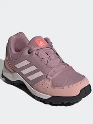 Image of adidas Terrex Hyperhiker Low Hiking Shoes, Purple, Size 1 Older