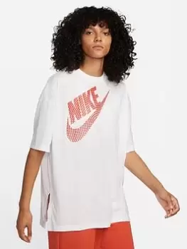 Image of Nike NSW Short Sleeve T-Shirt - White, Size S, Women