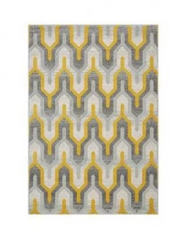 Image of Asiatic Nova Geo Yellow Rug 160X230Cm