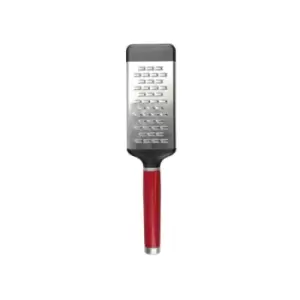 Image of KitchenAid Etched Stainless Steel Two-Way Medium Cheese Grater Empire Red