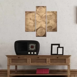 Image of 3MDF-008 Multicolor Decorative MDF Painting (3 Pieces)