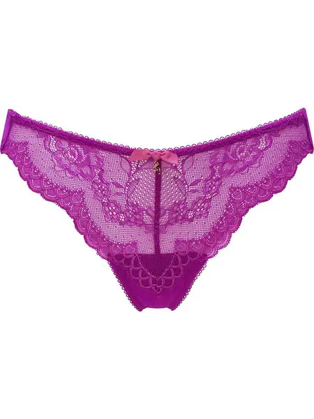 Image of Gossard Superboost Lace Thong Fuchsia