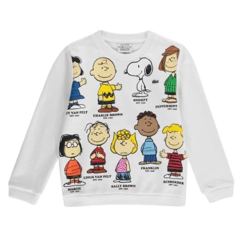 Image of Lacoste X Peanuts Sweatshirt Junior - White SBH