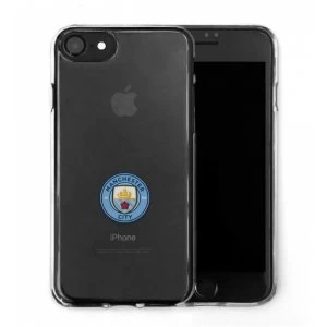 Image of Official F.C. Manchester City Merchandise TPU Clear iPhone 7 Cover