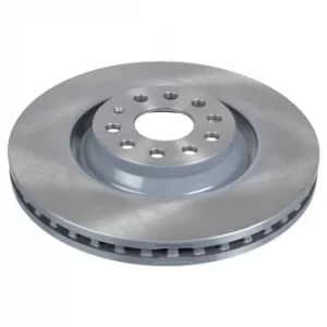 Image of Pair of Brake Discs 39129 by Febi Bilstein Front Axle