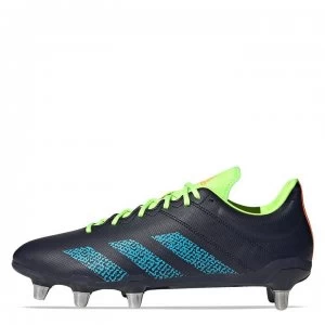 Image of adidas Kakari SG Rugby Boots - Ink/Cyan/Green