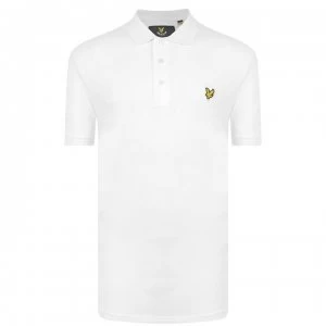 Image of Lyle and Scott Lyle and Scott Basic Short Sleeve Polo Shirt - White 626