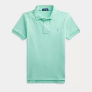 Image of Ralph Lauren Boys Short Sleeve Polo Shirt - Aqua Verde - 6 Years