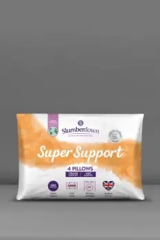 Image of 4 Pack Super Support Firm Support Pillows