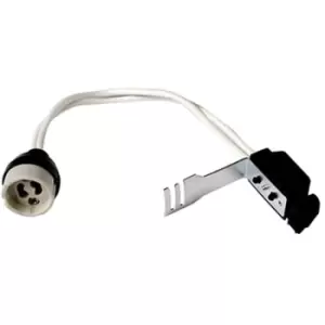 Image of Robus Bracket & Lamp Holder for GU10 Lamps with Terminal Block - RBRGZ10SC