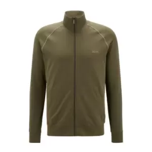 Image of Boss Mix and Match Zip Jacket - Green