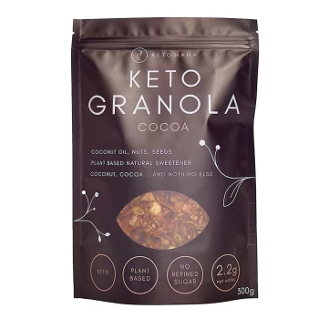 Image of Keto Hana Keto Friendly Granola - Cocoa 300g