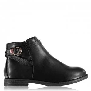 Image of Miso Buckle Child Girls Boots - Black