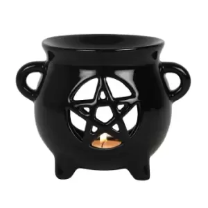 Image of Pentagram Cauldron Oil Burner