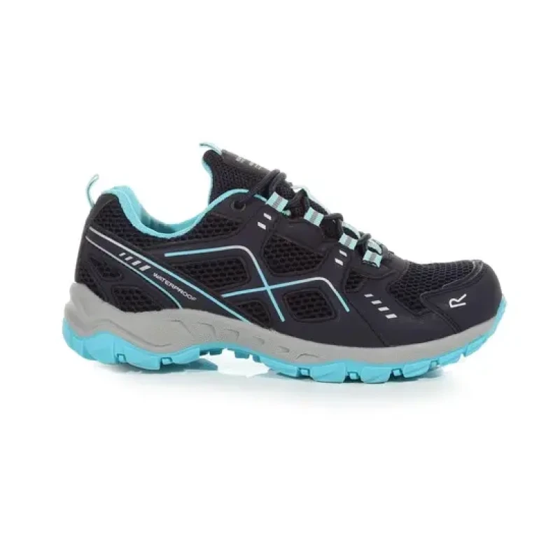 Image of Regatta Lady Venture Walking Shoe - Black/Multi Black/Multi UXZH2 Female 3,5,6,7
