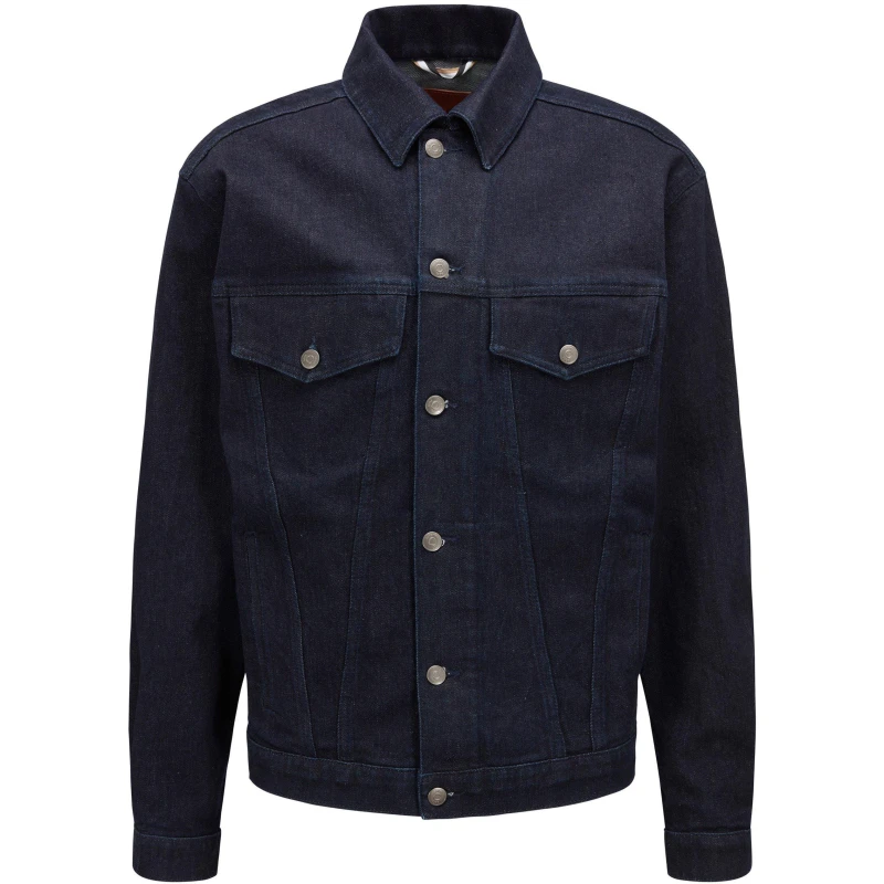 Image of Boss Mens Locan Slim Fit Jeans Dark Blue male S