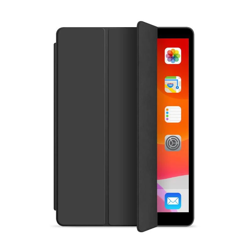 Image of eSTUFF DENVER Folio Case for iPad 9.7 2018/2017- Black PU leather/Clea
