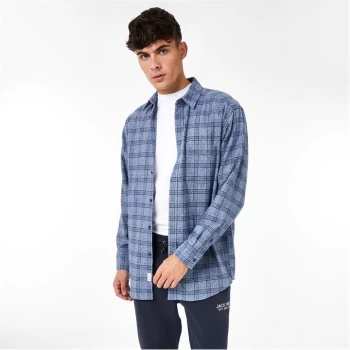 Image of Jack Wills Flannel Check Shirt - Blue Check