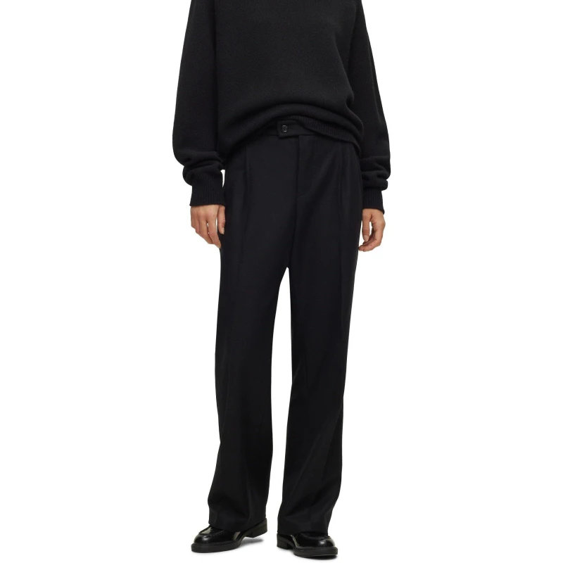 Image of Boss Mens Slim Fit Stretch Trousers Black male M