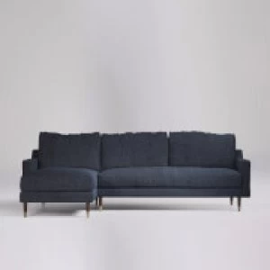 Image of Swoon Reiti House Weave Corner Sofa - Left Hand Side - Corner Sofa - Navy