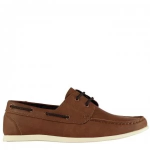 Image of Soviet Classic Mens Boat Shoes - Brown