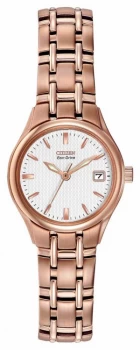 Image of Citizen Womens Eco-Drive Rose Gold Bracelet EW1263-52A Watch