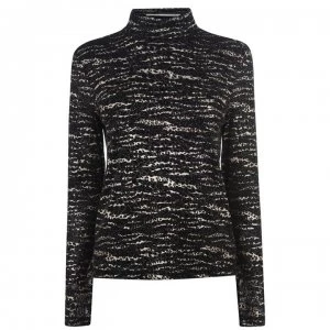 Image of Sofie Schnoor Leopard Print Blouse - 1000 - Black