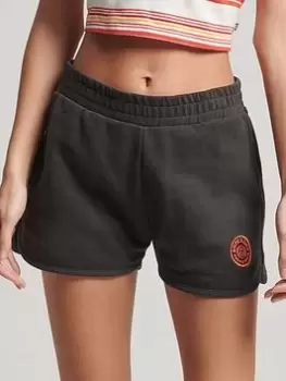 Image of Superdry Vintage Cali Shorts - Washed Black, Size 10, Women