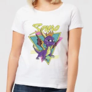 Image of Spyro Retro Womens T-Shirt - White - 3XL