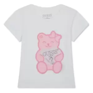 Image of Guess Short Sleeved T Shirt - White