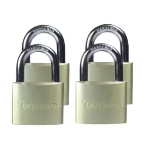 Image of Aluminium Padlock Quad Pack 40mm