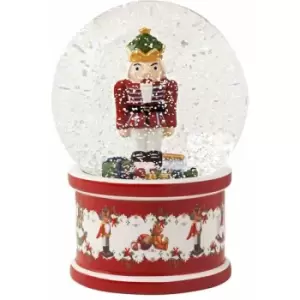 Image of Villeroy & Boch - Christmas Toys, Snow globe large, Nutcracker, 13 x 13 x17cm, Porcelain/Glass, multi-coloured,14-8327-6694