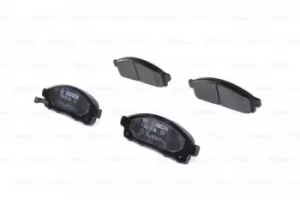 Image of Bosch 0986494268 BP1180 Brake Pad Set Disc Brake Front Axle
