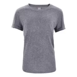 Image of LA Gear Boyfriend Fit T Shirt Junior Girls - Grey