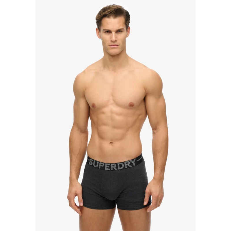 Image of Superdry Boxer 3 Pack Raven Black male Medium