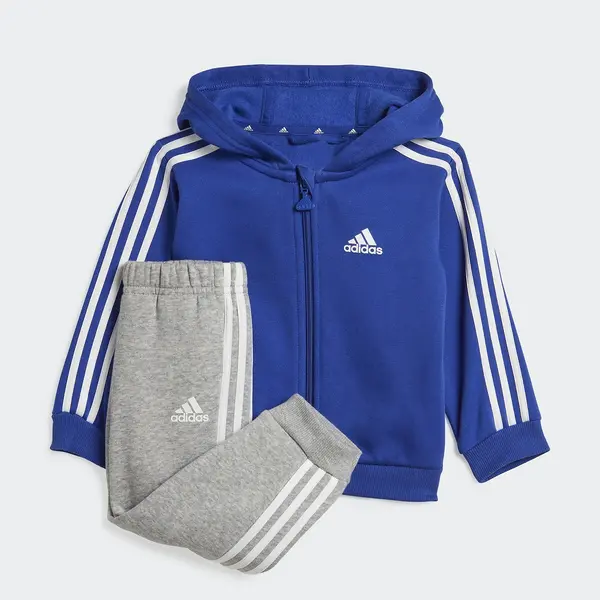 Image of Zip-Up Hoodie/Joggers Outfit in Cotton Mix