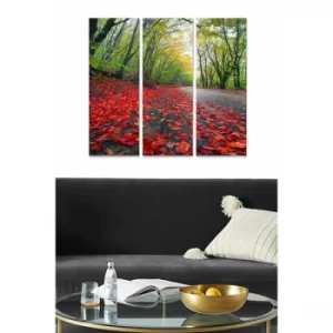 Image of MDF89798869 Multicolor Decorative MDF Painting (3 Pieces)