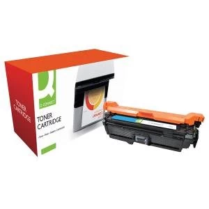 Image of Q-Connect HP 504A Cyan Laser Toner Ink Cartridge