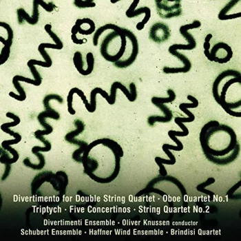 Image of Divertimenti Ensemble - Divertimento for Double String Quartet/Oboe Quartet No. 1/... CD