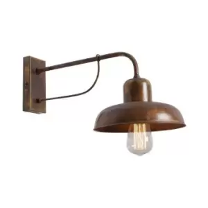 Image of Larissa Lighting - Larissa Anarita Sconce Dome Wall Lamp Brass Rusty Bronze