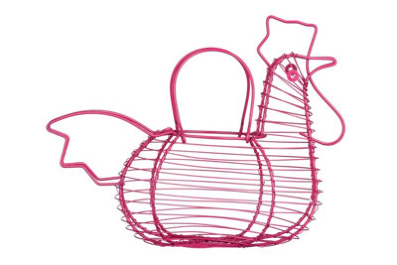 Image of Premier Housewares Cockerel Hot Pink Egg Holder Pink