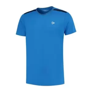 Image of Dunlop Club Crew T Shirt Mens - Blue
