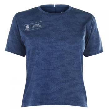 Image of New Balance London Edition T Shirt Ladies - Navy