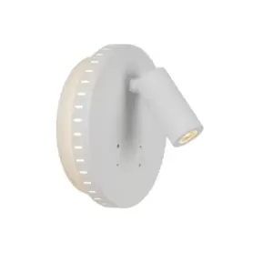 Image of Bentjer Modern Reading Wall Light - Ø14cm - LED - 1x11W 3000K - White